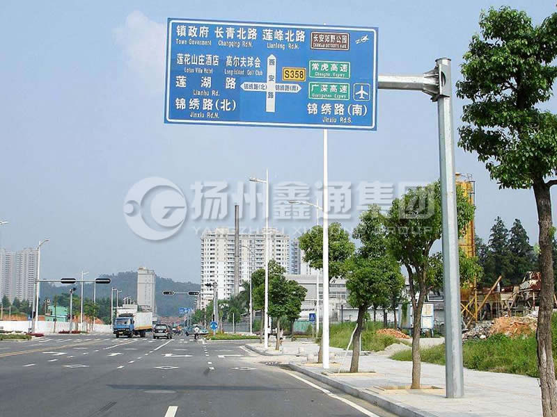 BZG-008，交通標志桿，八棱交通標志桿