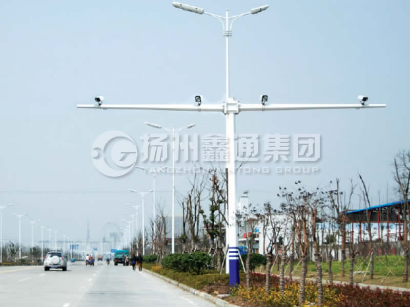 DJG-004，電子警察桿，T型八棱電警桿