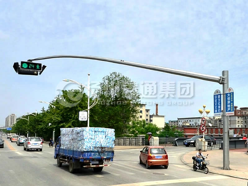 XHDG-048，吊籠式信號燈桿，吉林信號燈桿