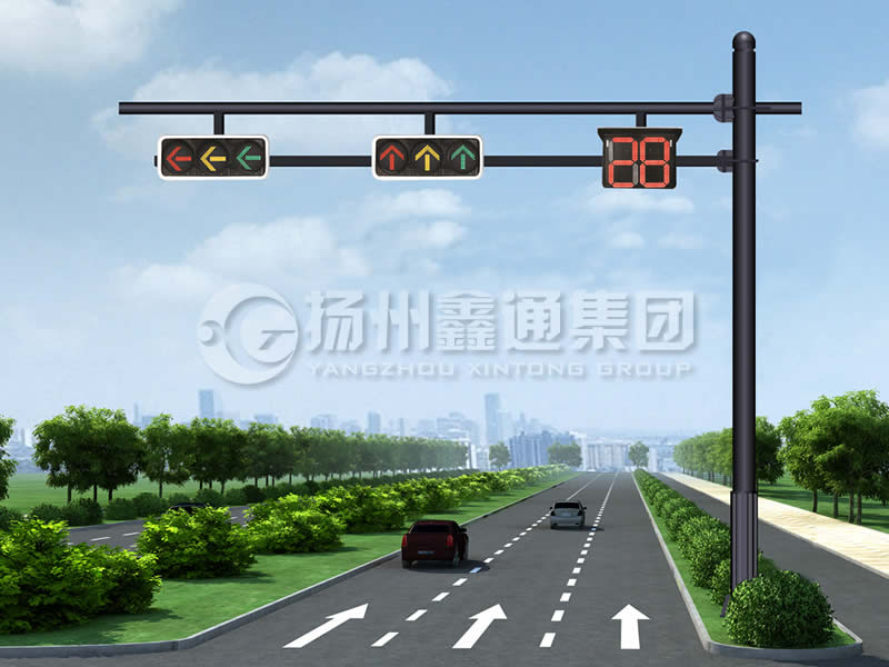 XHDG-061，F(xiàn)型信號燈桿，晉中信號燈桿